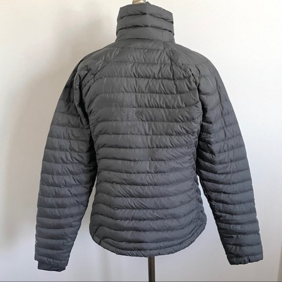 Columbia Powerfly Black 800-fill Down Microbaffle Puffer Jacket - M/8-10 - Picture 9 of 13